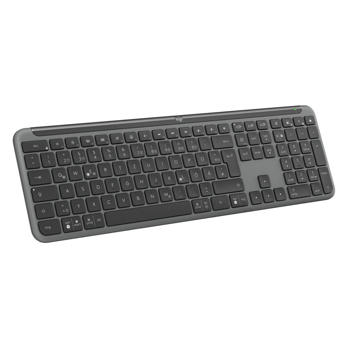 Tastatūra Logitech Signature Slim Wireless K950 Graphite German (920-012451) - foto 3