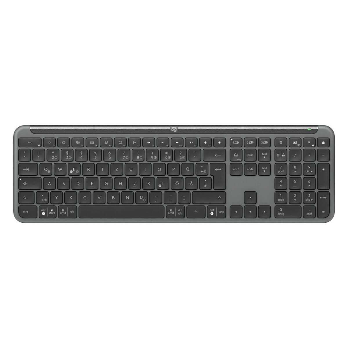 Tastatūra Logitech Signature Slim Wireless K950 Graphite German (920-012451) - foto 4
