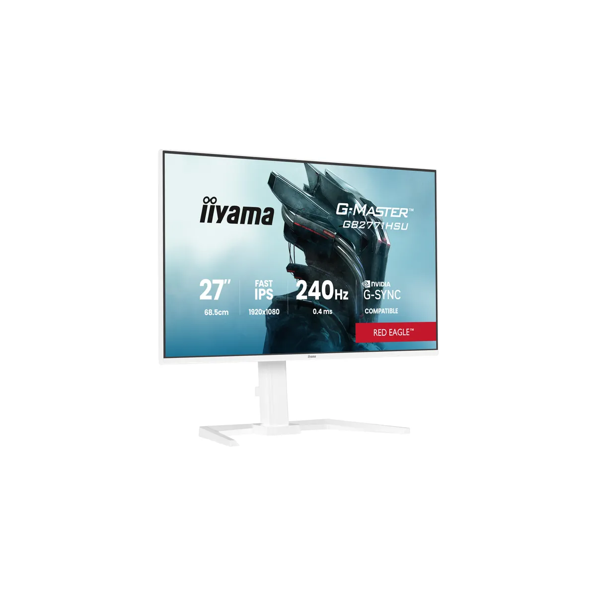 Monitors Iiyama G-MASTER Red Eagle GB2771HSU-W1 27" White - GB2771HSU-W1 A - foto 8