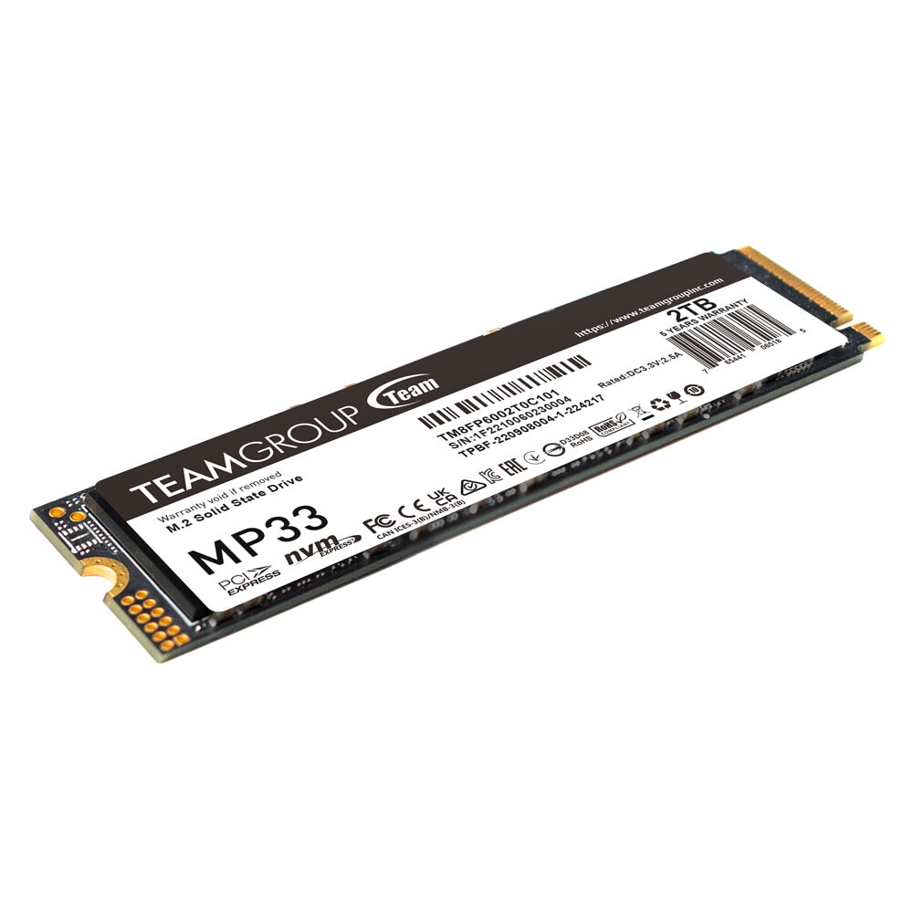 SSD Teamgroup MP33 2TB Black (TM8FP6002T0C101)