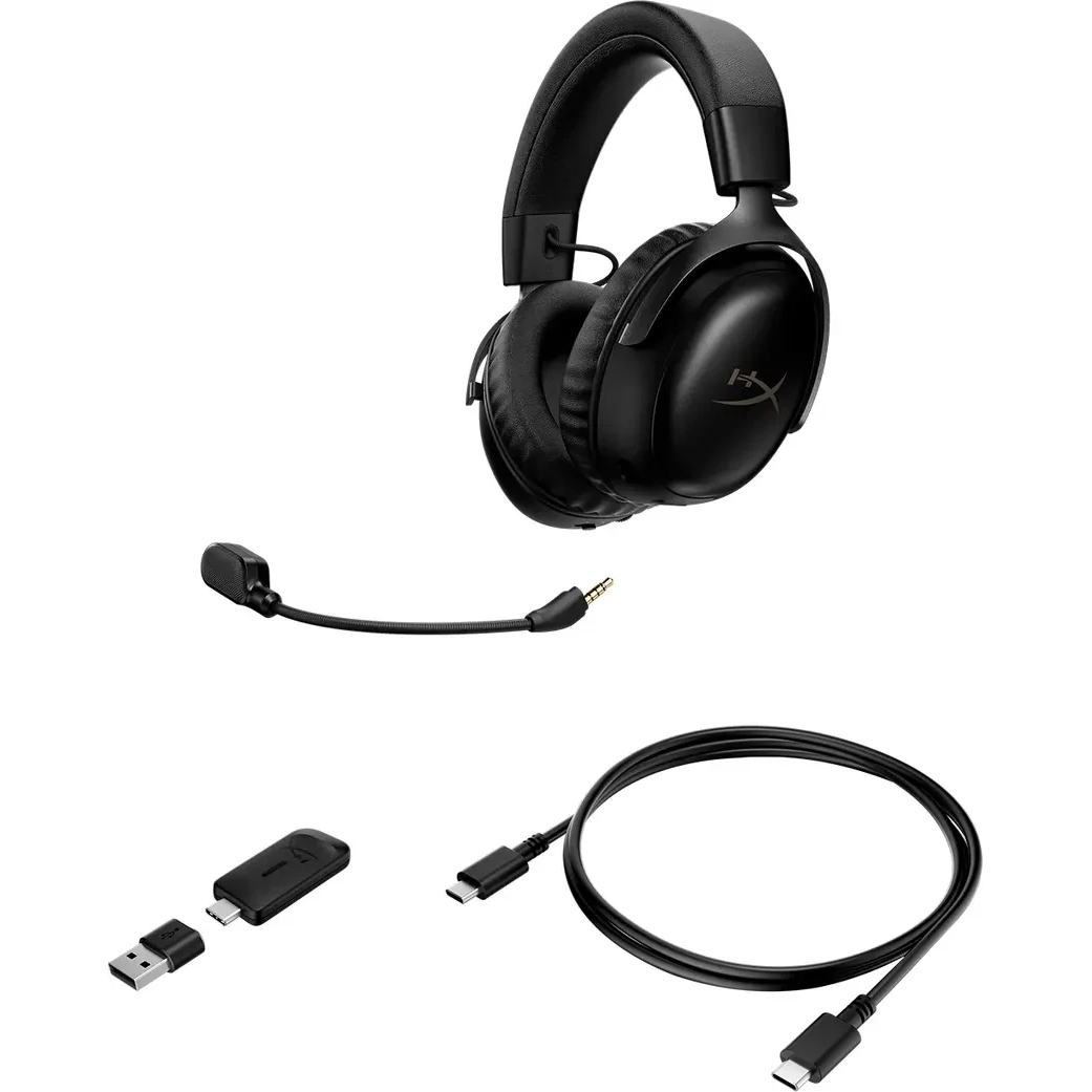 Garnitūra HyperX Cloud III S Wireless Black (A59YZAA)