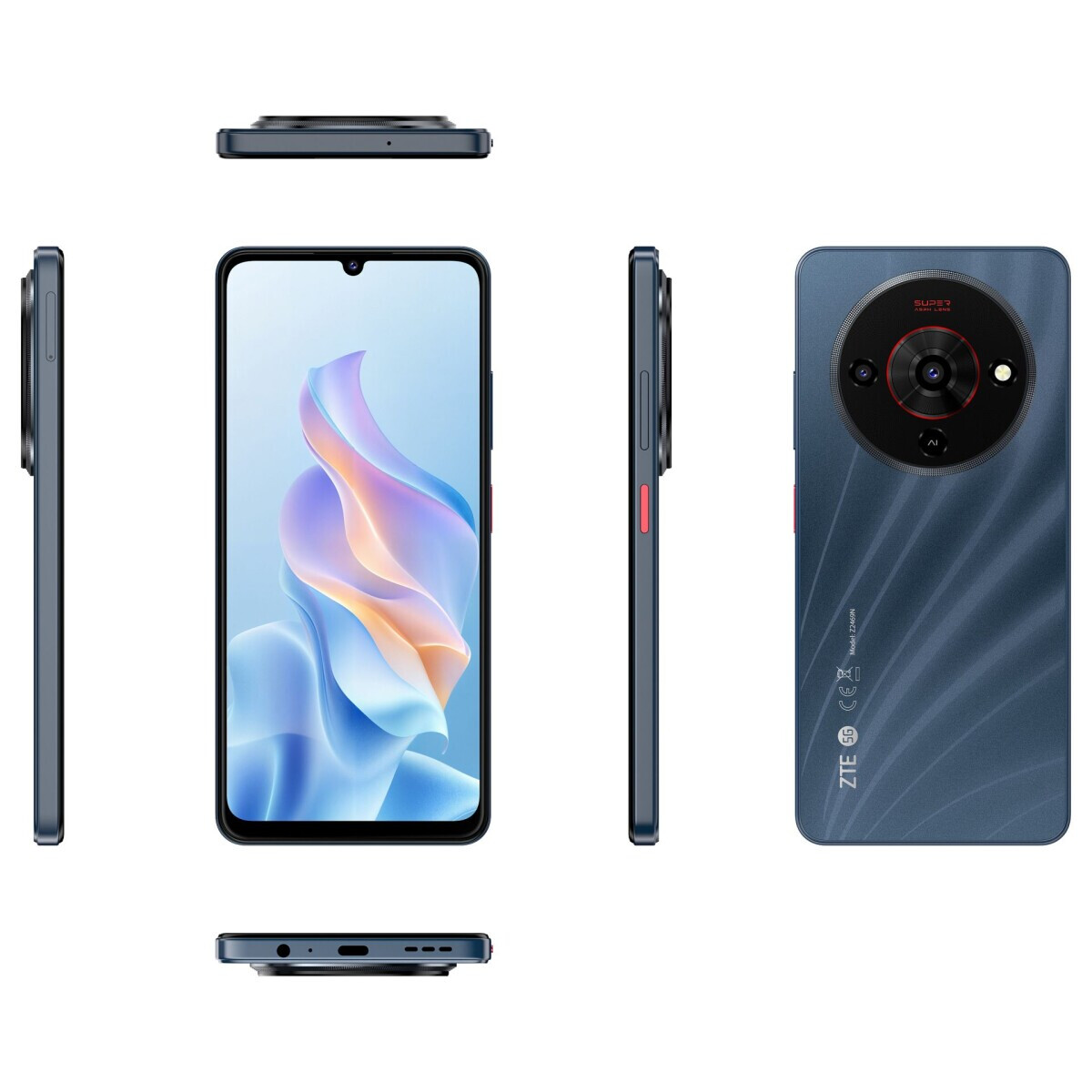 Mobilais tālrunis ZTE BLADE A76 5G 4GB 128GB black (123452601009) - Z2469N - foto 4