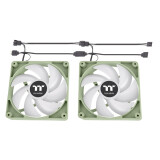 Korpusa dzesētājs Thermaltake CT140 ARGB Sync 2 Pack Matcha Green (CL-F203-PL14MG-A)