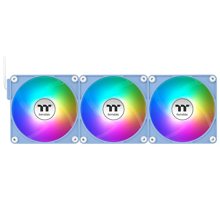 Korpusa dzesētājs Thermaltake CT140 EX Reverse ARGB Sync 3-Fan Pack Hydrangea Blue (CL-F199-PL14BU-A) - foto 2