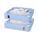 Korpusa dzesētājs Thermaltake CT140 EX Reverse ARGB Sync 3-Fan Pack Hydrangea Blue (CL-F199-PL14BU-A)