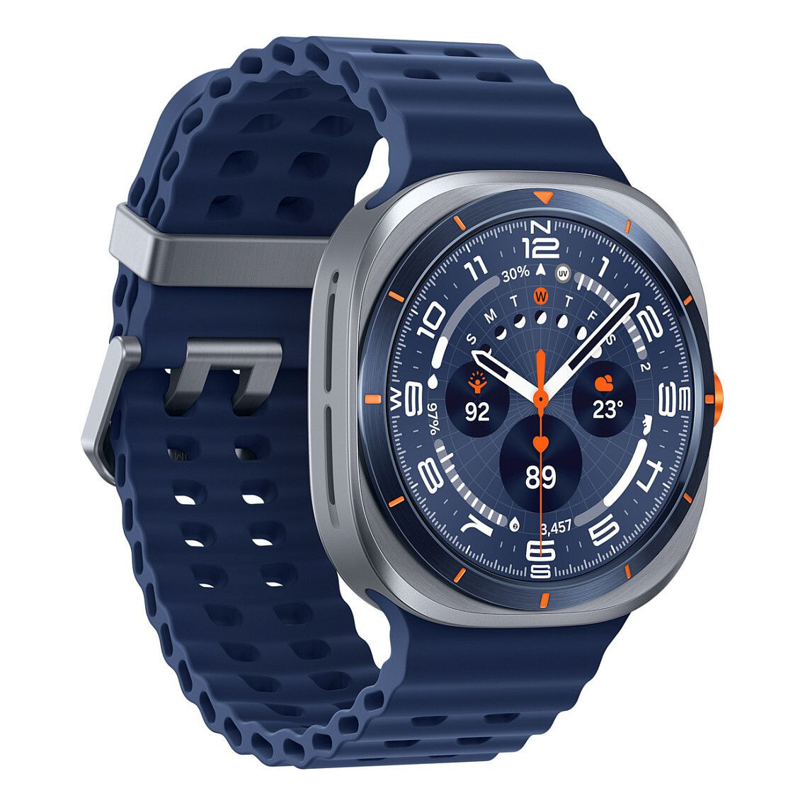 Bildschirmuhr Samsung Galaxy Watch Ultra L705 47mm LTE titanium blue (SM-L705FZB2XEF) - Foto 3