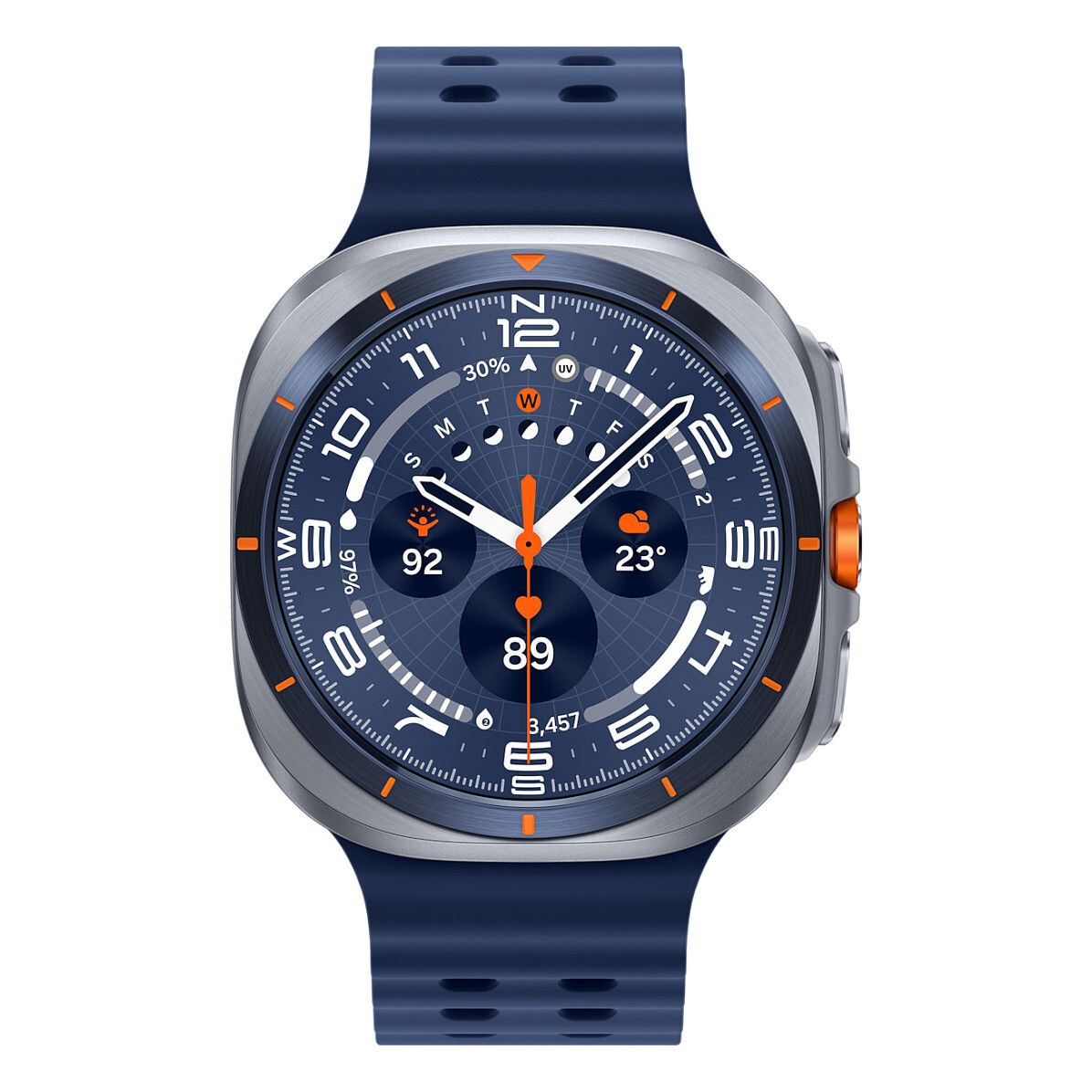 Bildschirmuhr Samsung Galaxy Watch Ultra L705 47mm LTE titanium blue (SM-L705FZB2XEF) - Foto 4
