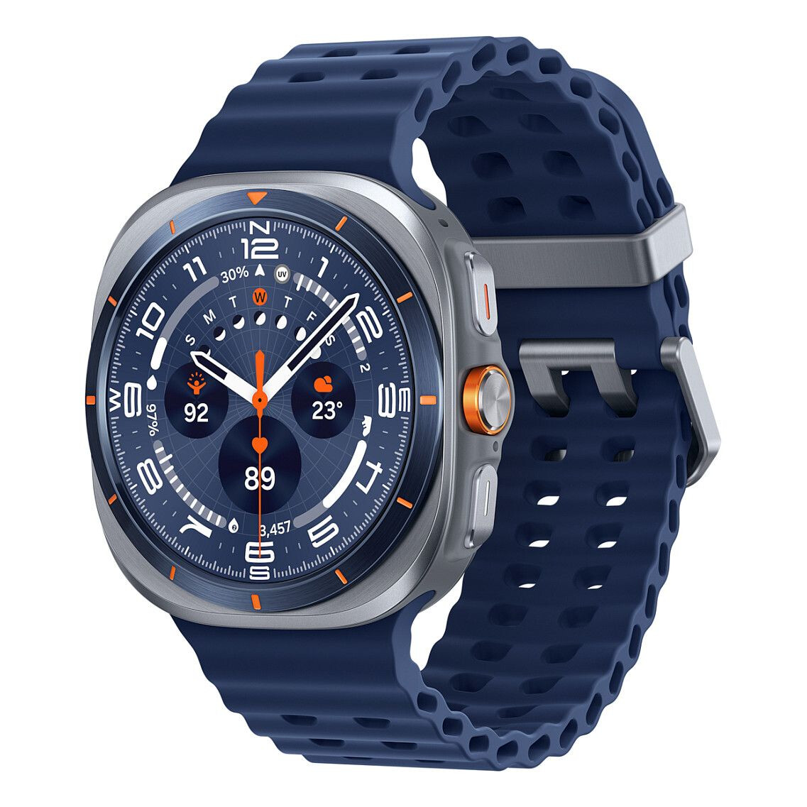 Bildschirmuhr Samsung Galaxy Watch Ultra L705 47mm LTE titanium blue (SM-L705FZB2XEF) - Foto 5