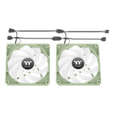 Korpusa dzesētājs Thermaltake CT140 Reverse ARGB Sync 2 Pack Matcha Green (CL-F201-PL14MG-A)