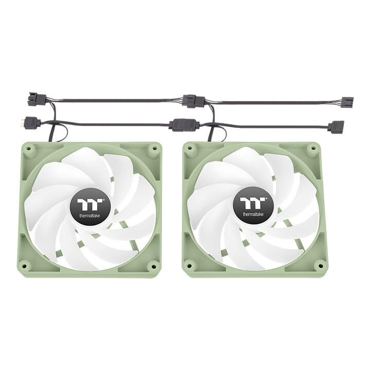Korpusa dzesētājs Thermaltake CT140 Reverse ARGB Sync 2 Pack Matcha Green (CL-F201-PL14MG-A)