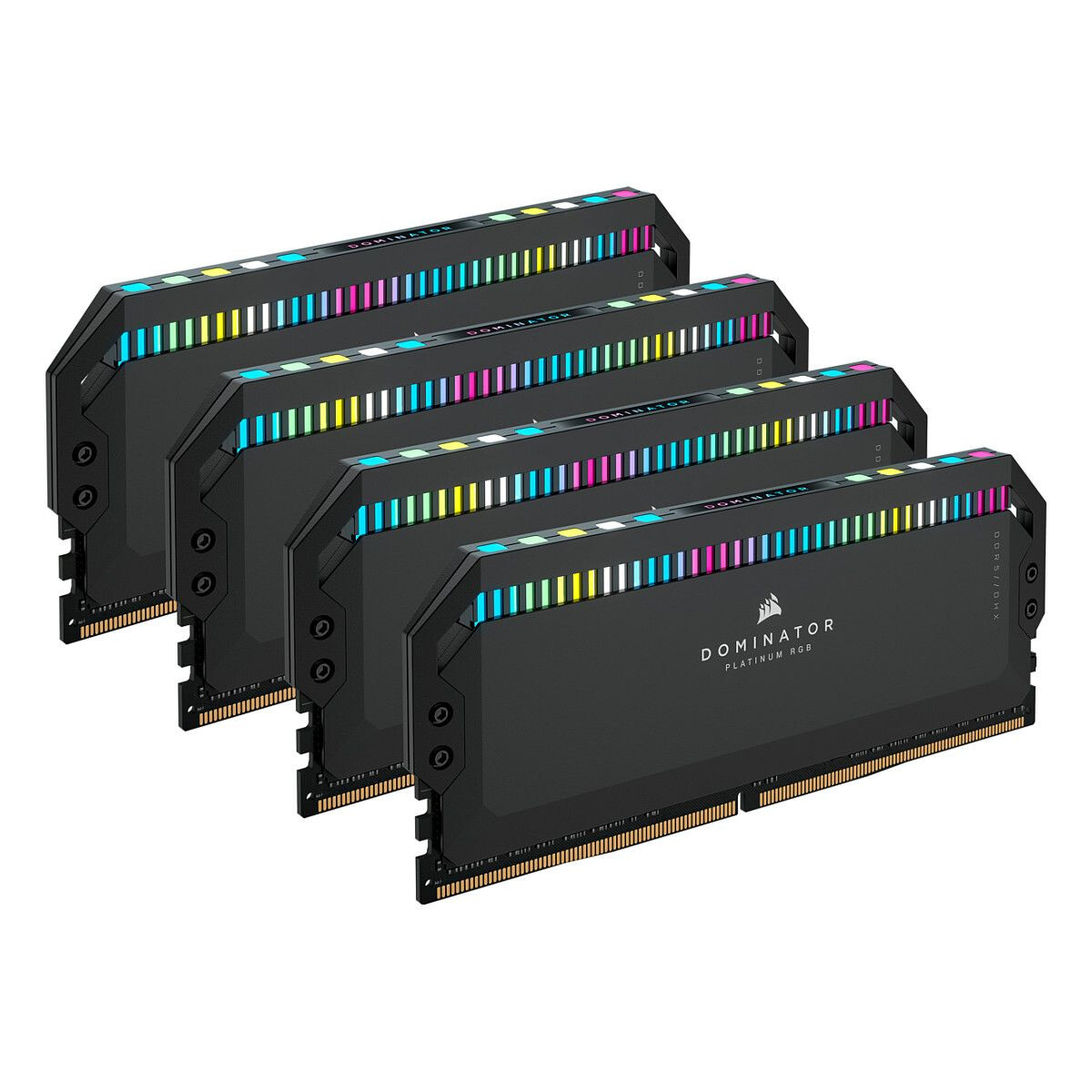 Operatīvā atmiņa Corsair Dominator Platinum RGB 64GB 6200 MHz DDR5 CL32 Kit of 4x16GB Black (CMT64GX5M4B6200C32) - foto 3