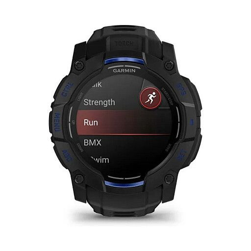 Viedpulkstenis Garmin Instinct 3 50mm AMOLED bolt blue (010-03020-03) - foto 3