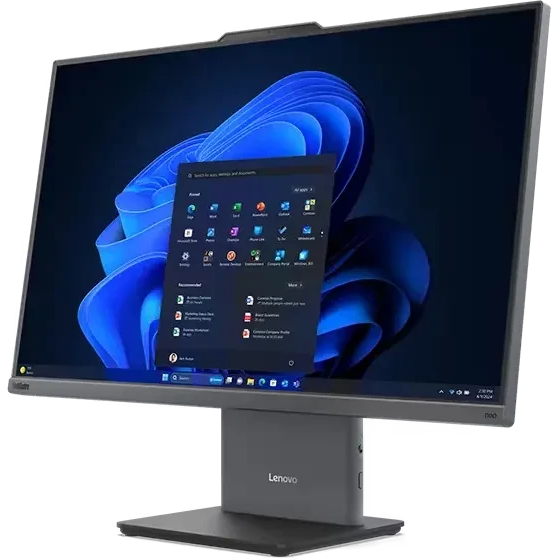 Monobloka dators Lenovo ThinkCentre Neo 55a 24 Gen 6 Ryzen AI 7 350 16GB 512GB Radeon 860M W11P Grey (13F80007GE) - foto 6