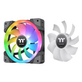 Korpusa dzesētājs Thermaltake SWAFAN EX12 RGB TT Premium Edition 3-Fan Pack Black (CL-F143-PL12SW-A)