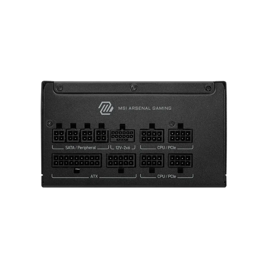 Barošanas bloks MSI Mag A850GLS PCIe5 850W Black (4711377297783) - foto 3