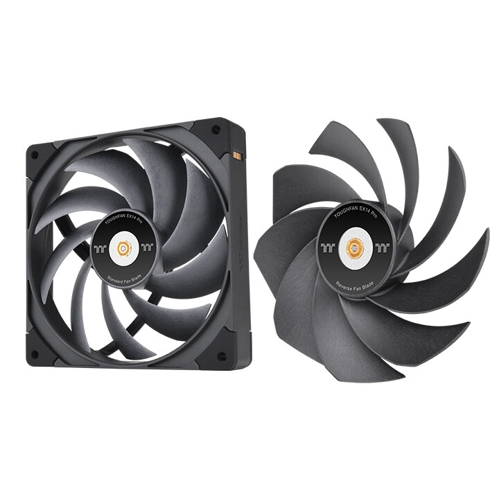 Korpusa dzesētājs Thermaltake TOUGHFAN EX14 Pro High Static Pressure Swappable 3-Fan Pack Black (CL-F172-PL14BL-A)