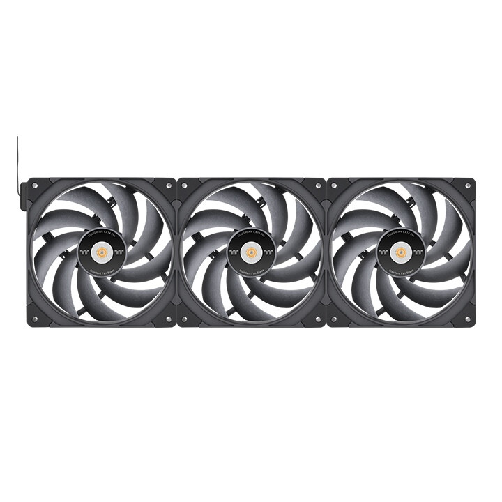 Korpusa dzesētājs Thermaltake TOUGHFAN EX14 Pro High Static Pressure Swappable 3-Fan Pack Black (CL-F172-PL14BL-A) - foto 2