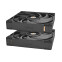 Korpusa dzesētājs Thermaltake TOUGHFAN EX14 Pro High Static Pressure Swappable 3-Fan Pack Black (CL-F172-PL14BL-A) - foto 3