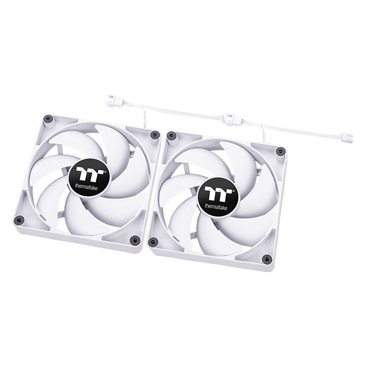 Korpusa dzesētājs Thermaltake CT140 2-Fan Pack White (CL-F152-PL14WT-A)