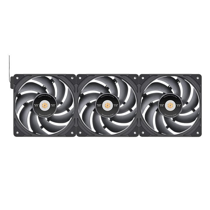 Korpusa dzesētājs Thermaltake TOUGHFAN EX12 Pro High Static Pressure Swappable 3-Fan Pack Black (CL-F171-PL12BL-A) - foto 2