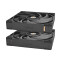 Korpusa dzesētājs Thermaltake TOUGHFAN EX12 Pro High Static Pressure Swappable 3-Fan Pack Black (CL-F171-PL12BL-A) - foto 3
