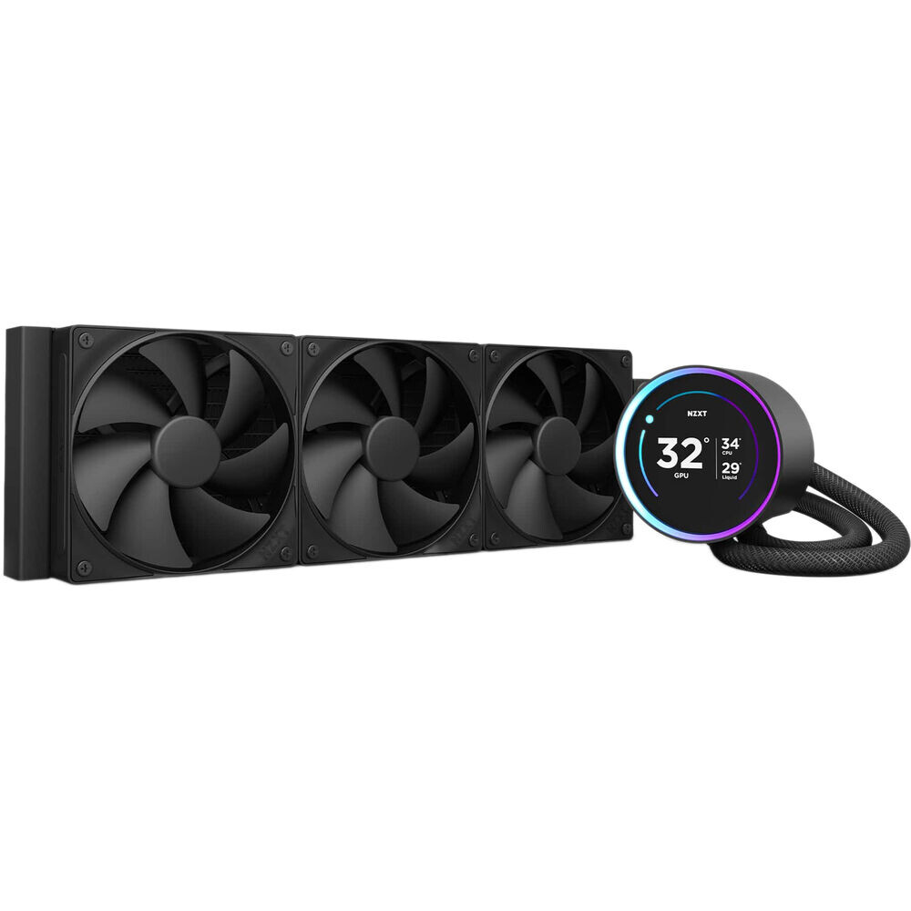 Procesoru dzesētājs NZXT Kraken Elite 360 RGB Black (RL-KR36E-B2) - foto 4