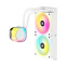 Procesoru dzesētājs Corsair WAK iCUE LINK H100i RGB 240mm White (CW-9061005-WW) - foto 2