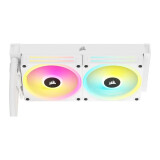 Procesoru dzesētājs Corsair WAK iCUE LINK H100i RGB 240mm White (CW-9061005-WW)