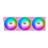 Korpusa dzesētājs Thermaltake CT120 EX Reverse ARGB Sync 3-Fan Pack Pink (CL-F225-PL12PK-A)