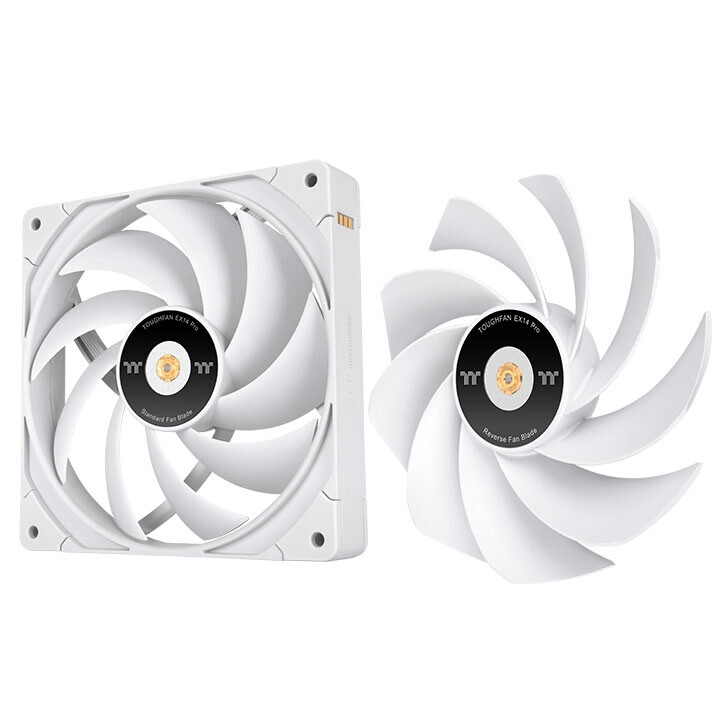 Korpusa dzesētājs Thermaltake TOUGHFAN EX14 Pro High Static Pressure Swappable 3-Fan Pack White (CL-F172-PL14WT-A)
