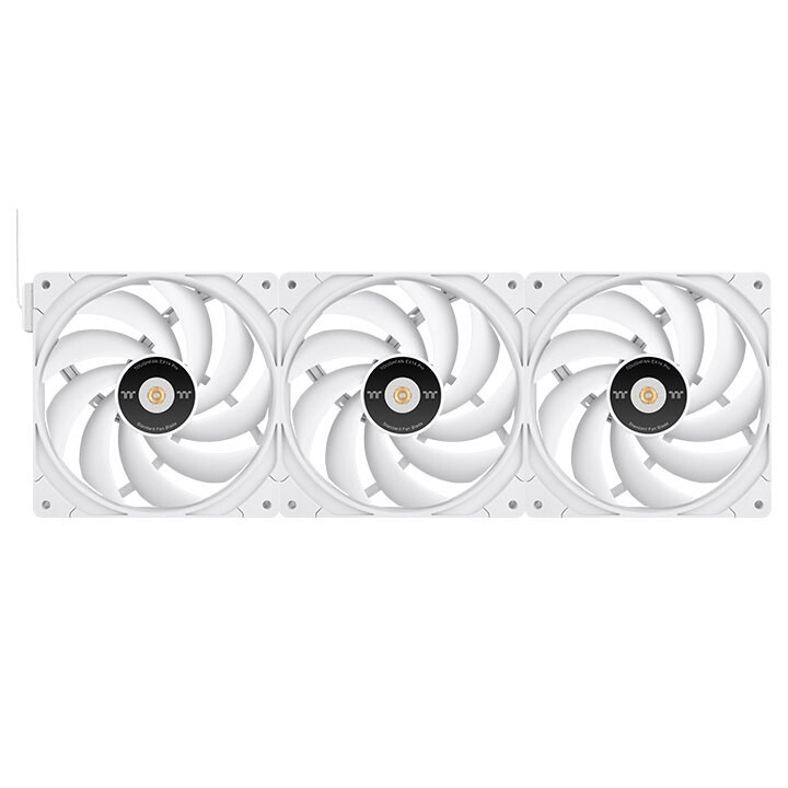 Korpusa dzesētājs Thermaltake TOUGHFAN EX14 Pro High Static Pressure Swappable 3-Fan Pack White (CL-F172-PL14WT-A) - foto 2