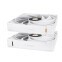 Korpusa dzesētājs Thermaltake TOUGHFAN EX14 Pro High Static Pressure Swappable 3-Fan Pack White (CL-F172-PL14WT-A) - foto 3