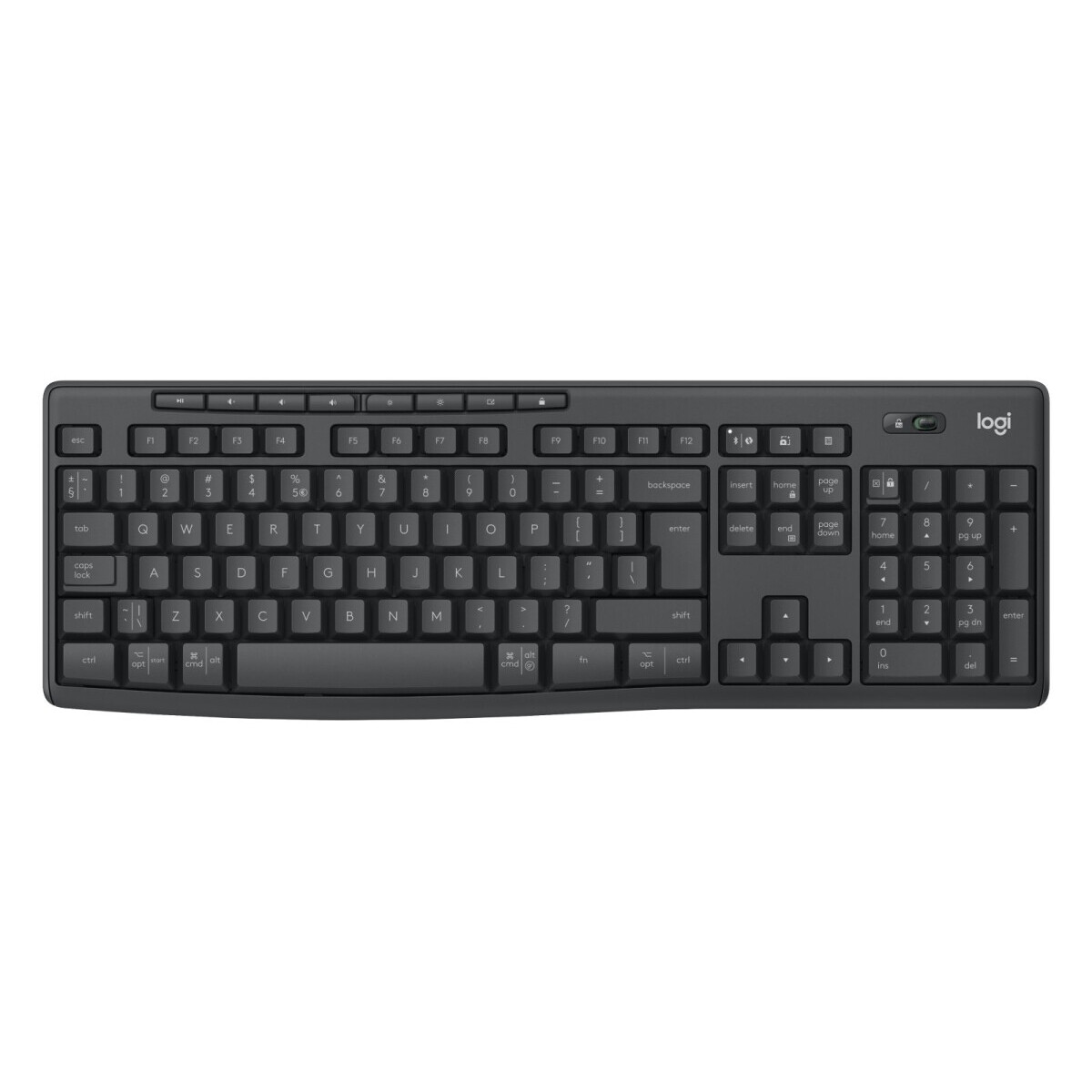 Tastatūra + pele Logitech MK370 ENG Black (920-012077) - foto 2