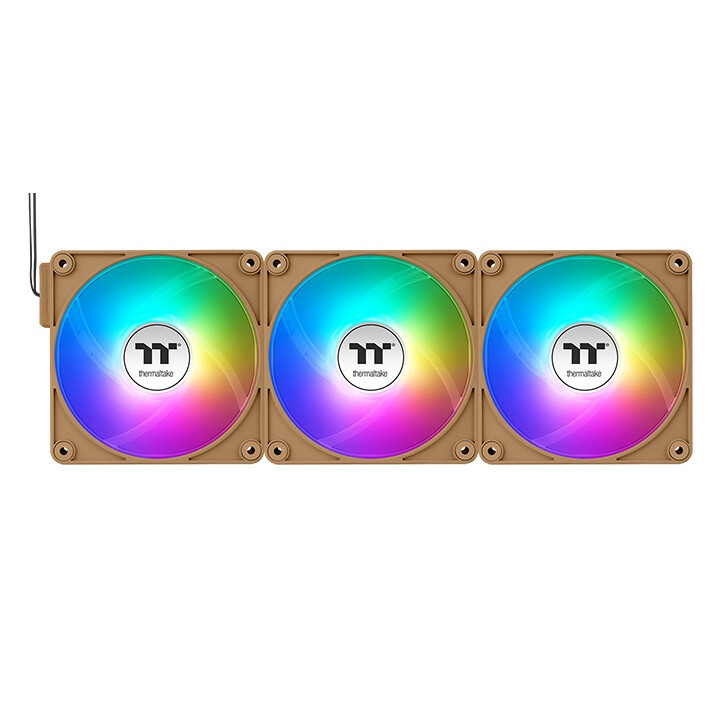 Korpusa dzesētājs Thermaltake CT140 EX Reverse ARGB Sync 3-Fan Pack Gravel Sand (CL-F228-PL14GS-A) - foto 2