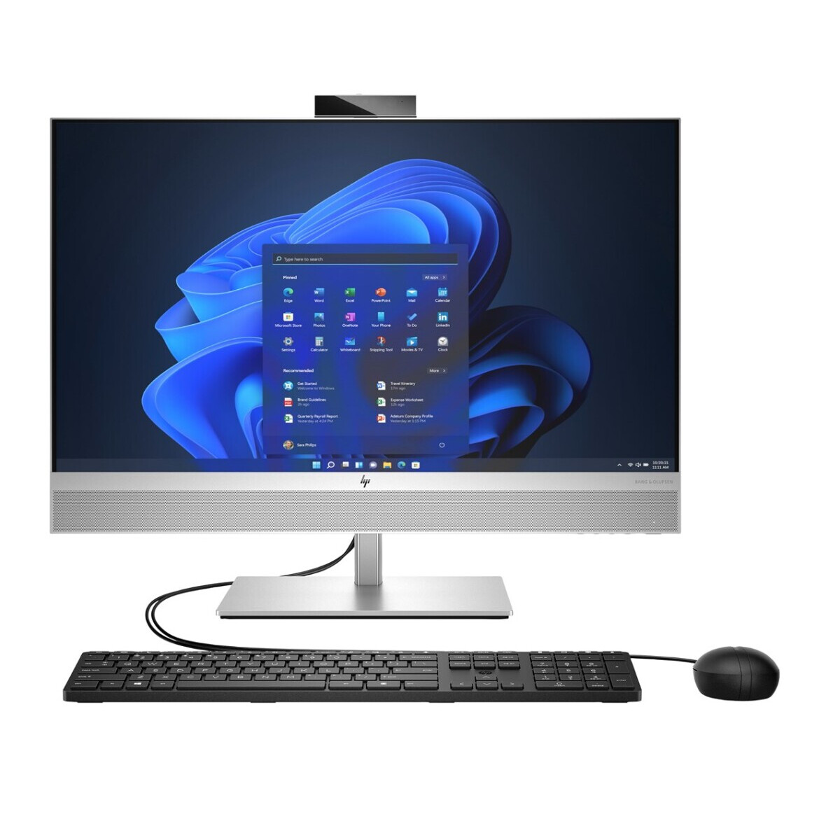 All-in-One-PC HP EliteOne 870 G9 All-in-One PC Intel Core i5 27" 16GB 512GB Silver (A55MVET)