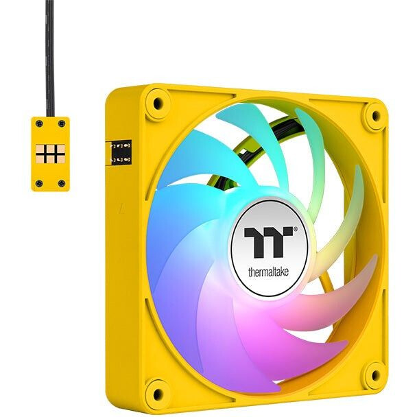 Korpusa dzesētājs Thermaltake CT120 EX ARGB Sync 3 Fan Pack Bumblebee (CL-F215-PL12BB-A)