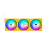 Korpusa dzesētājs Thermaltake CT120 EX ARGB Sync 3 Fan Pack Bumblebee (CL-F215-PL12BB-A)