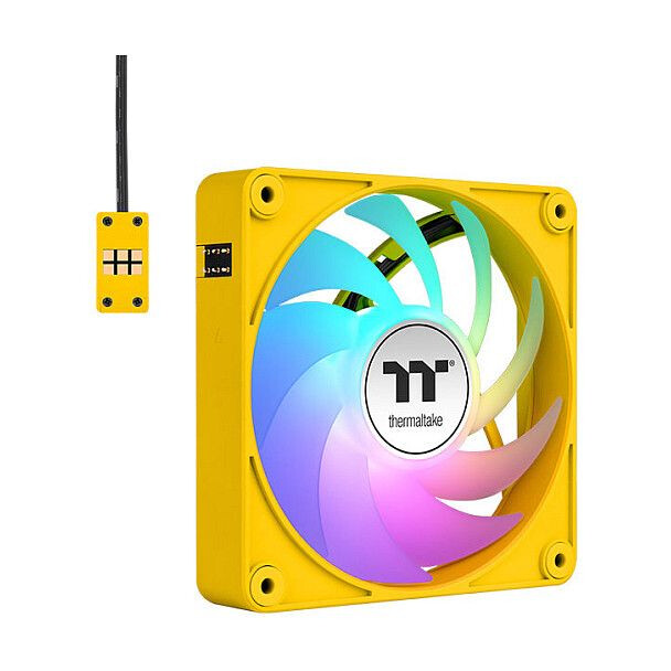 Korpusa dzesētājs Thermaltake CT140 EX ARGB Sync  3 Fan Pack Bumblebee (CL-F217-PL14BB-A) - foto 4