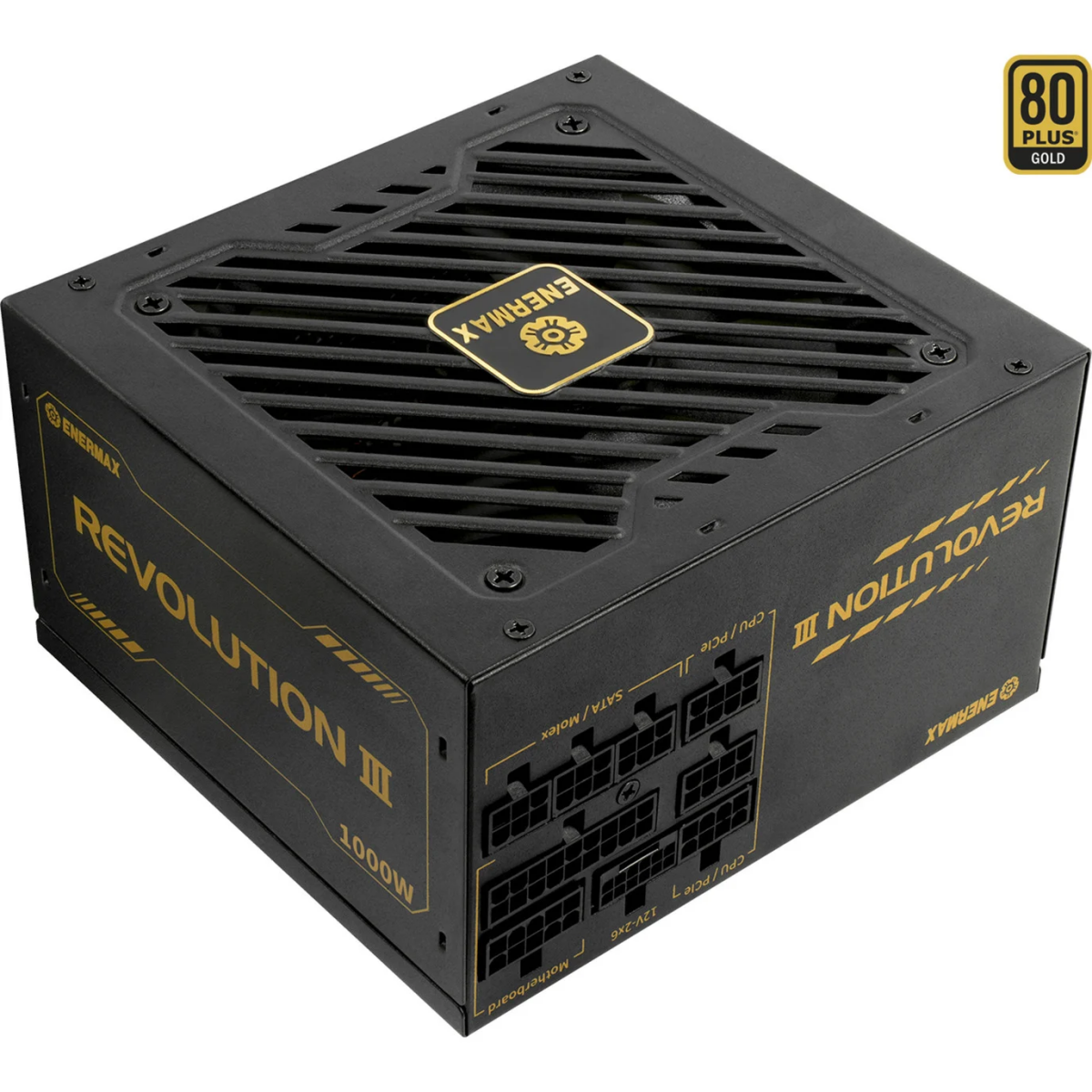Barošanas bloks Enermax Revolution III Black (ERV1000G-AHG-MAC)