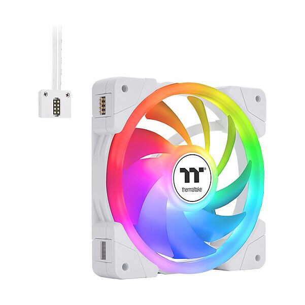 Korpusa dzesētājs Thermaltake SWAFAN EX12 ARGB TT Premium Edition 3-Fan Pack White (CL-F169-PL12SW-A) - foto 4