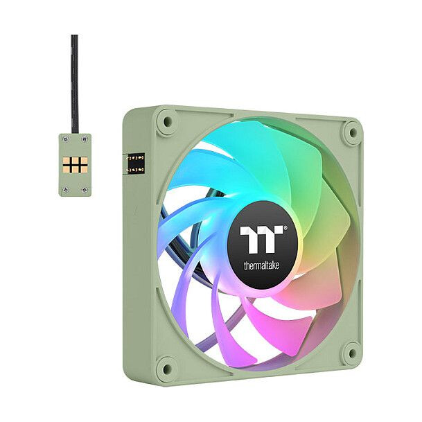 Korpusa dzesētājs Thermaltake CT120 EX Reverse ARGB Sync 3-Fan Pack Matcha Green (CL-F198-PL12MG-A) - foto 4