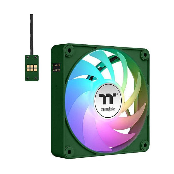 Korpusa dzesētājs Thermaltake CT120 EX ARGB Sync 3 Fan Pack Racing Green (CL-F220-PL12RG-A) - foto 4