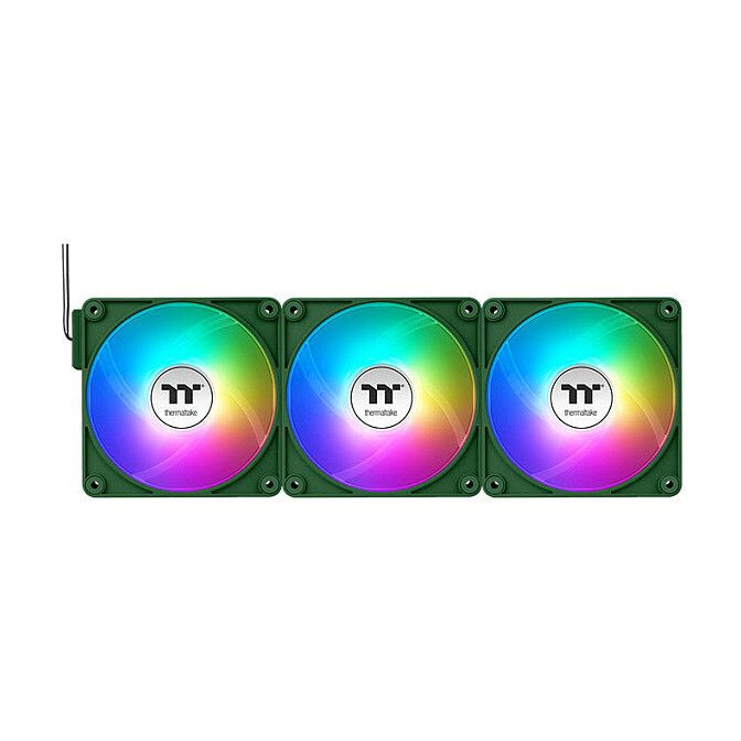 Korpusa dzesētājs Thermaltake CT140 EX Reverse ARGB Sync 3 Fan Pack Racing Green (CL-F230-PL14RG-A) - foto 3