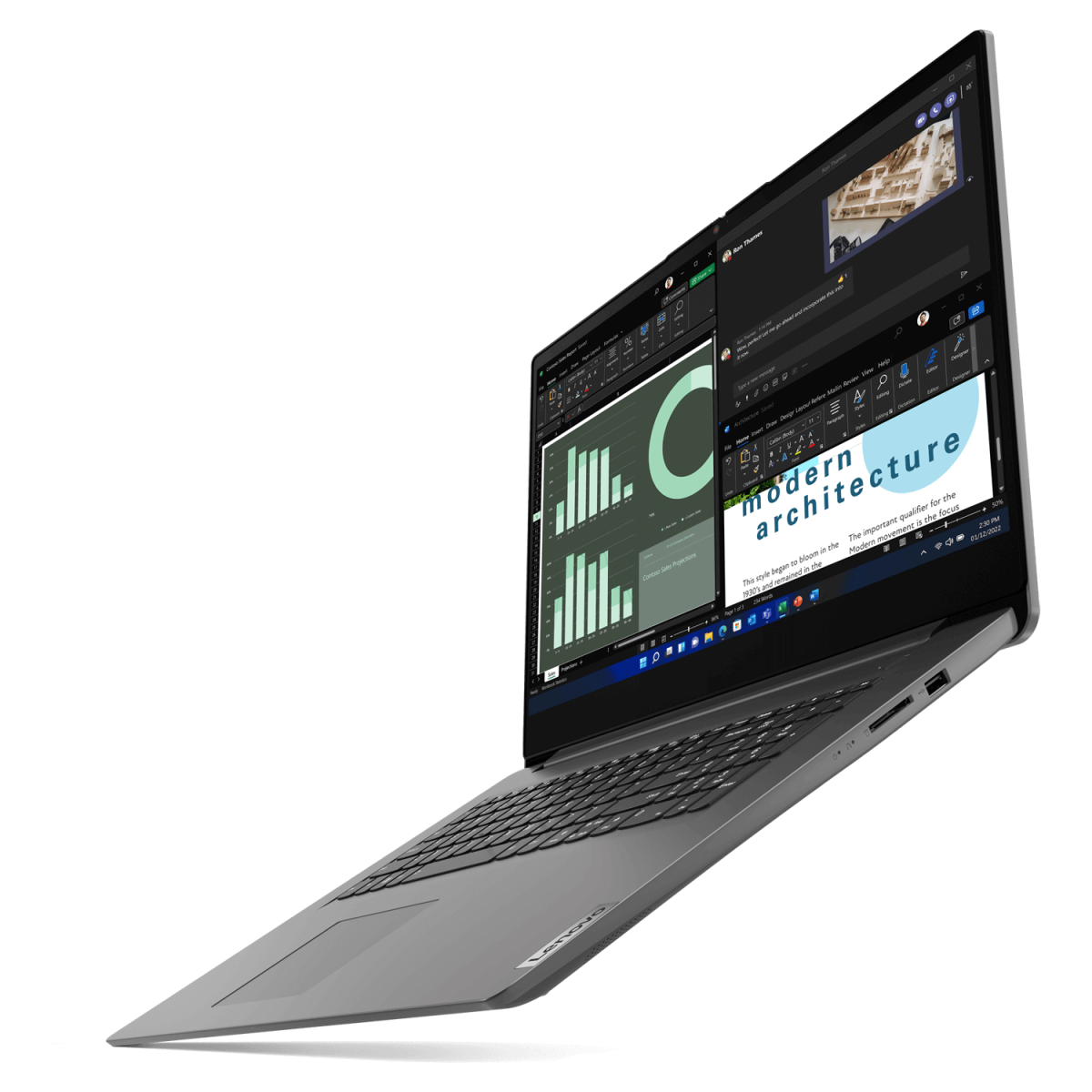 Laptop Lenovo V17 G4 IRU i7-13620H 16GB 512GB UHD Graphics W11P Grey (83A20050GE) - Foto 2