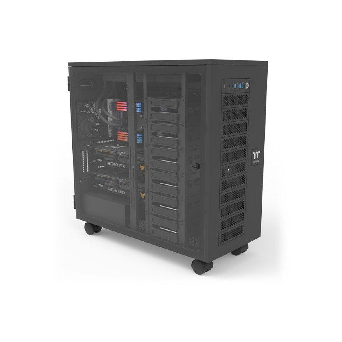 Gehause Thermaltake AX700 Black (CA-11B-00F1WN-00) - Foto 2