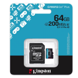 Atmiņas karte Kingston Canvas Go! Plus 64GB (SDCG4/64GB)