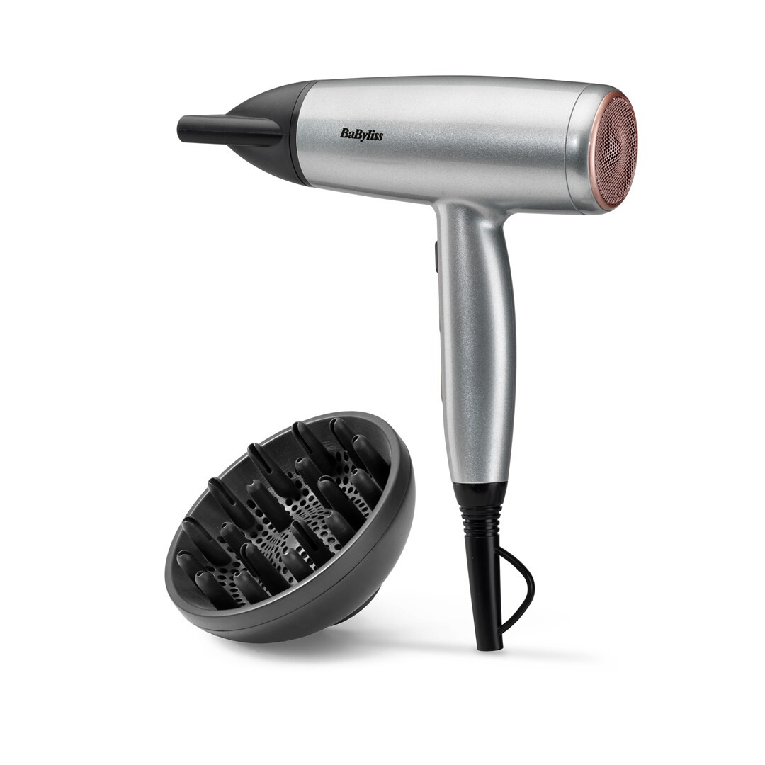Skaistumkopšanas tehnika BaByliss Cosmos hair dryer 2100W Silver and Black (D580DE)