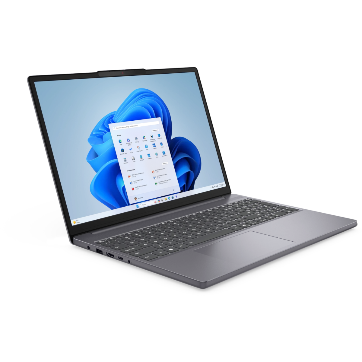 Portatīvais dators Lenovo IdeaPad Slim 3 15IRH10 Core i7-13620H 16GB 1TB UHD Graphics W11H Luna Grey (83K1002TGE) - foto 5