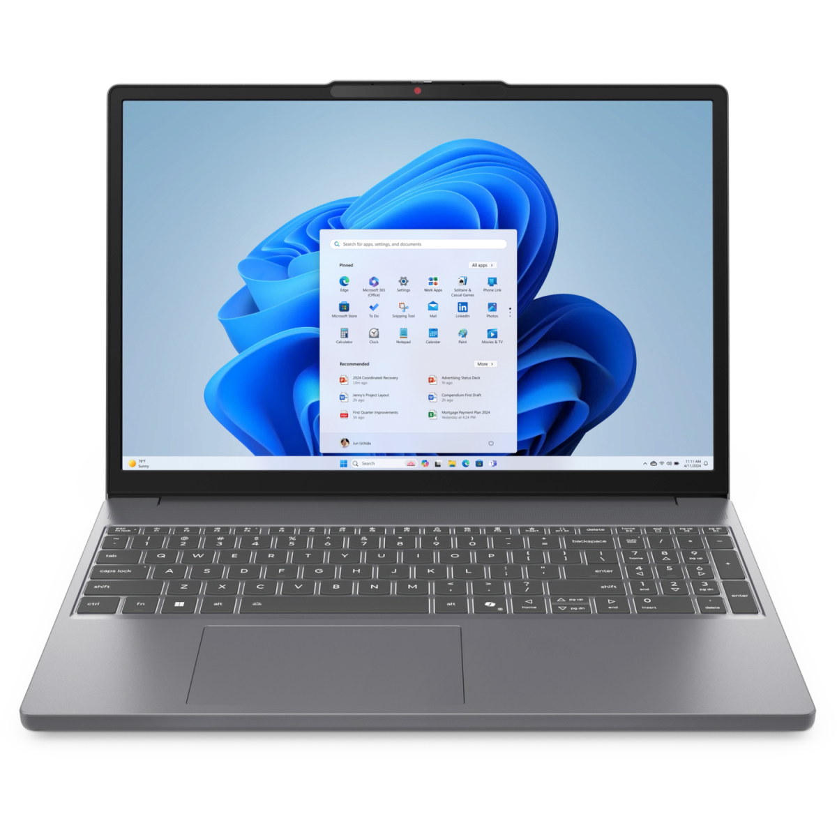 Portatīvais dators Lenovo IdeaPad Slim 3 15IRH10 Core i7-13620H 16GB 1TB UHD Graphics W11H Luna Grey (83K1002TGE) - foto 6