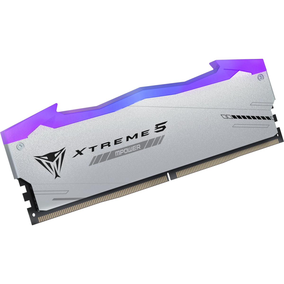 Operatīvā atmiņa Patriot Viper XTREME 5 RGB MPOWER 48GB 8000 MHz DDR5 CL38 Kit 2x 24GB Silver (PVXR548G80C38KM)